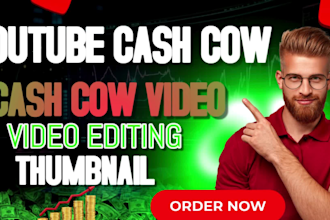 create an automated youtube cash cow channel cash cow video