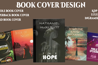 do book cover, ebook, kindle book cover design, kdp cover