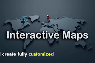 do clickable interactive map for web and gis