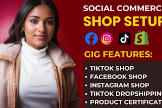 optimize and set up tiktok shop, tiktok shop dropshipping, tiktok shop manager