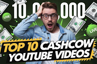 create and build a profitable cash cow youtube channel and cash cow videos