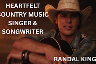 professionally be your nashville country singer for country music and songwriter