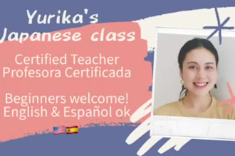 teach you japanese online with 8 years of teaching experience