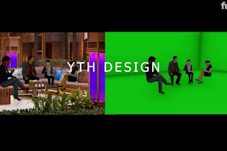 remove green screen and chroma key in any video
