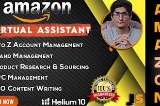 be your professional fba amazon virtual assistant, PPC expert VA