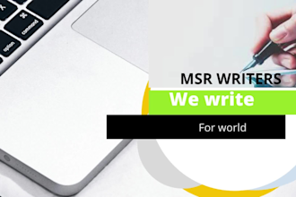 write english literature articles or blogs for you