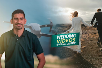 do professional cinematic wedding video editing