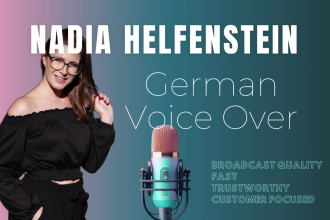 record a female german or swiss german voice over