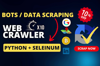 create bots and do web automation and web scraping