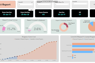be your business intelligence analyst and create power bi dashboard
