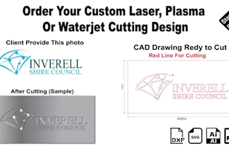do cut ready dxf for laser cutting, plasma cutting
