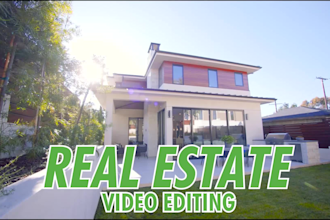 edit real estate videos and promos cinematically