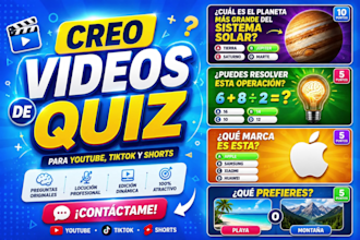 create professional quiz and trivia videos for your channel