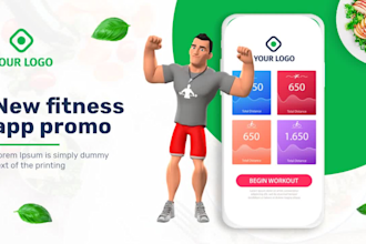 create a professional demo or promo video for mobile apps
