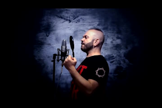 sing powerful rock, metal, hard rock vocals on your song