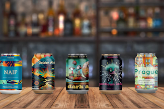 design stunning labels for beers and can beverages