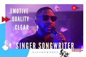 be an emotive male singer, melody maker for pop, or rnb song
