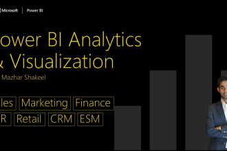 create marketing, sales, finance dashboards with power bi