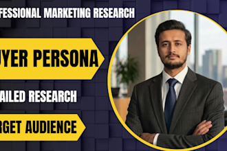 create buyer persona market research for brand strategy