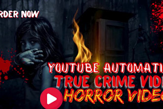 true crime and horror video for automation channel