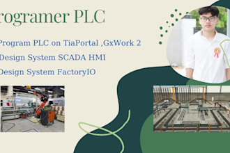 help you plc programming and simulation on factory io  scada,hmi design