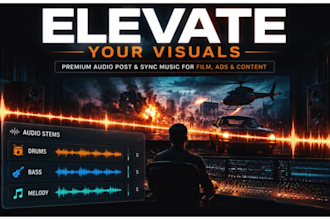 create custom sync music for ads, trailers podcasts and video multi cam syncing