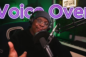record a south african male voice over