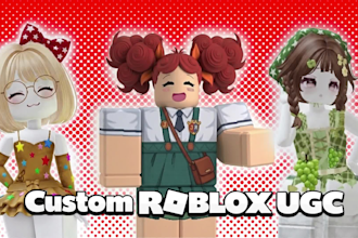 create roblox ugc, hair, accessory, avatar, property for roblox map