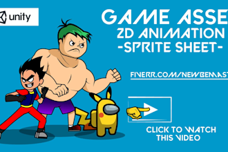 create 2d animation sprite sheet for your indie game