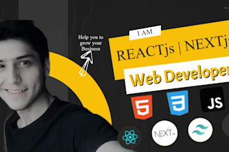 develop custom web application frontend with tailwind, react js, next js, nodejs