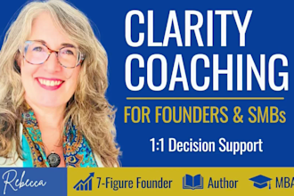 be your business coach for clarity and next steps