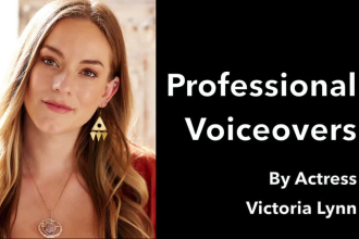 record a natural, professional american female voice over