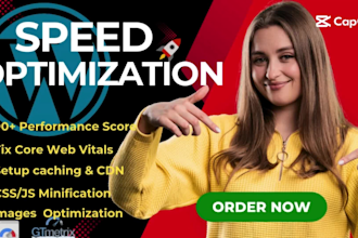 do wordpress speed optimization for gtmetrix, pagespeed insights