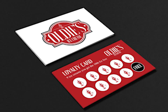 design loyalty card, voucher, coupon, gift card, discount card, thank you card