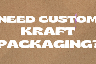 design product packaging, kraft boxes and labels