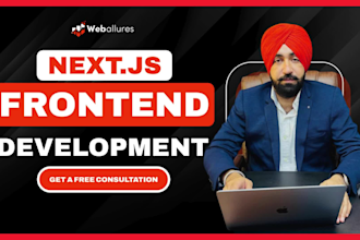 be your next js developer, next js api developer node js backend