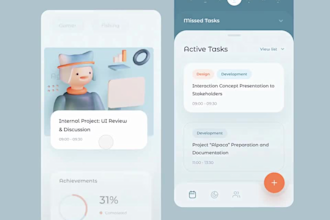 create a saas product video, saas demo video with UI animation