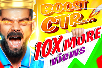 design high CTR youtube thumbnails using ai and data driven strategy