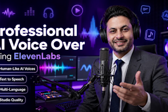 create professional ai voice over using elevenlabs