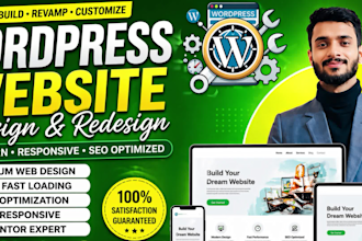 create website redesign, wordpress expert, modern web design