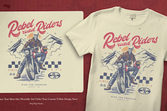 make vintage retro outdoor badge tshirt and logo design