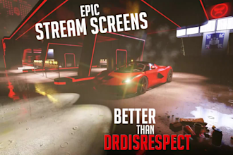 epic 3d stream starting ending screens like dr disrespect