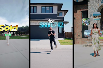 edit trendy real estate reel and premium real estate video editing