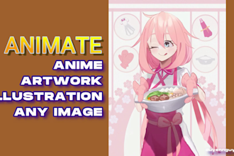 animate your character anime, artwork more alive