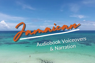 record a female voice over in a caribbean accent