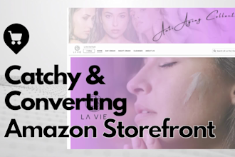 create amazon storefront brand store with videos and products