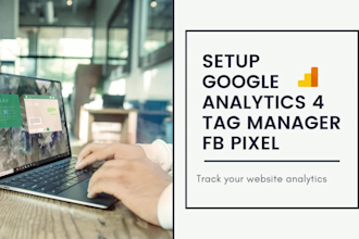 setup google analytics 4,facebook pixel,ga4,gtm,event tracking