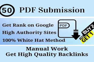 manually submit your PDF or PPT to top 50 PDF submission sites
