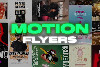 create poster animation for your event