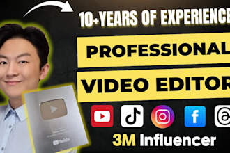 do professional video editing for youtube and short form